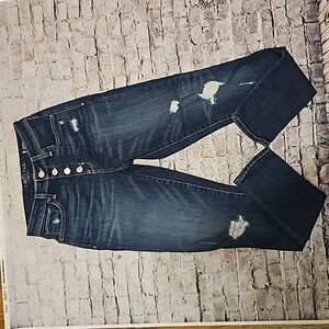Arizona jeans button fly hi-rise skinny jeans size 5